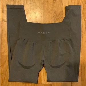 Nvgtn grey contour seamless leggings